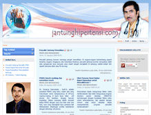 Tablet Screenshot of jantunghipertensi.com